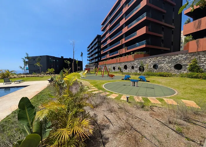 公寓 Sky-high Elegance Top-floor Views Of City, Ocean & Sunrise 丰沙尔